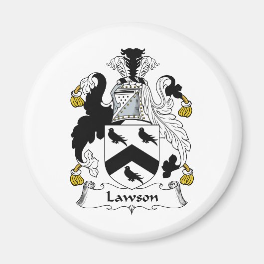 Lawson Family Crest Magneet (Voorkant)