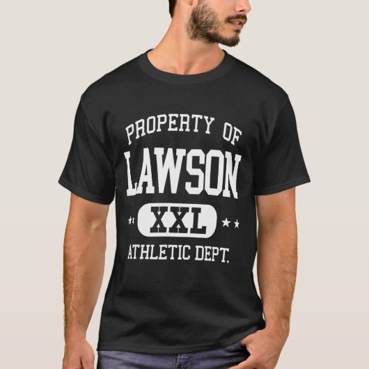 Lawson Retro Athletic Property Dept T-shirt (Voorkant)