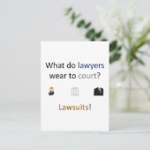 Lawsuit Briefkaart (Staand voorkant)