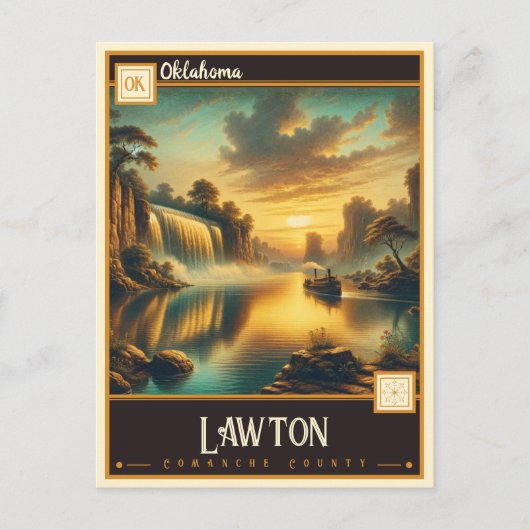 Lawton, Oklahoma |  Briefkaart (Voorkant)
