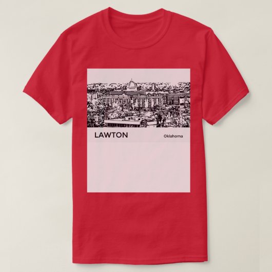 Lawton Oklahoma T-shirt (Design voorkant)