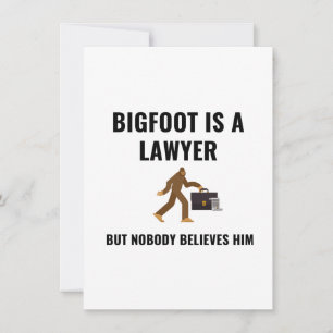 LAWYER BIGFOOT FEESTDAGENKAART