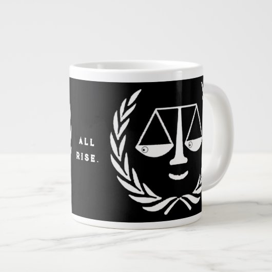 Lawyer Black Grote Koffiekop (Voorkant rechts)