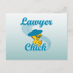 Lawyer Chick #3 Briefkaart