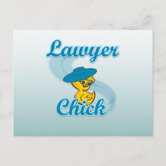 Lawyer Chick #3 Briefkaart (Voorkant)