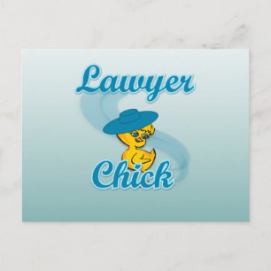 Lawyer Chick #3 Briefkaart