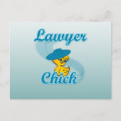 Lawyer Chick #3 Briefkaart (Voorkant)