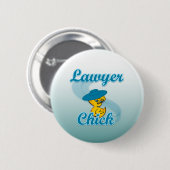 Lawyer Chick #3 Ronde Button 5,7 Cm (Voorkant /achterkant)