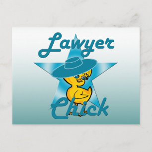 Lawyer Chick #7 Briefkaart