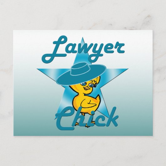 Lawyer Chick #7 Briefkaart (Voorkant)