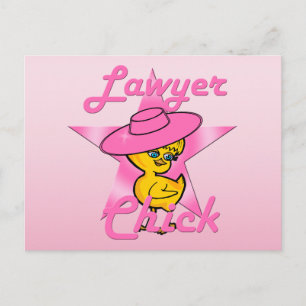 Lawyer Chick #8 Briefkaart