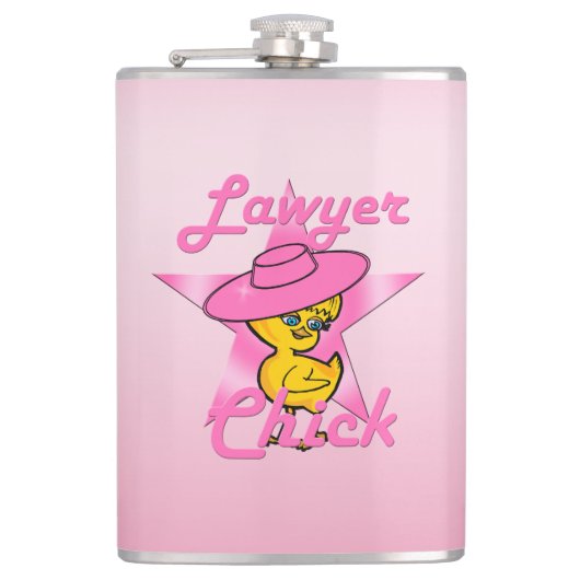Lawyer Chick #8 Heupfles (Voorkant)