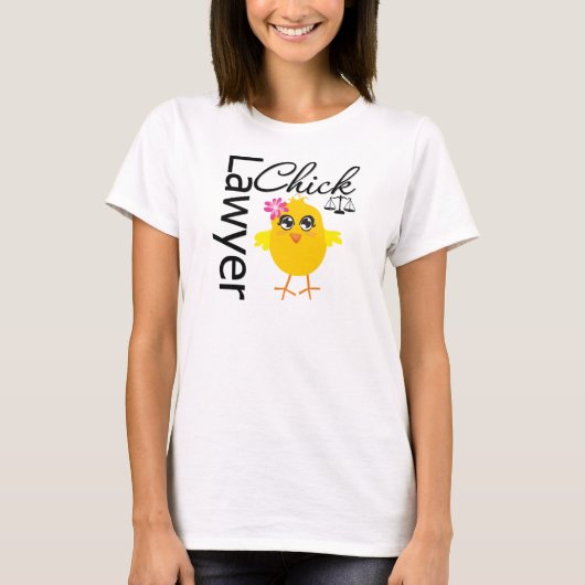 Lawyer Chick T-shirt (Voorkant)