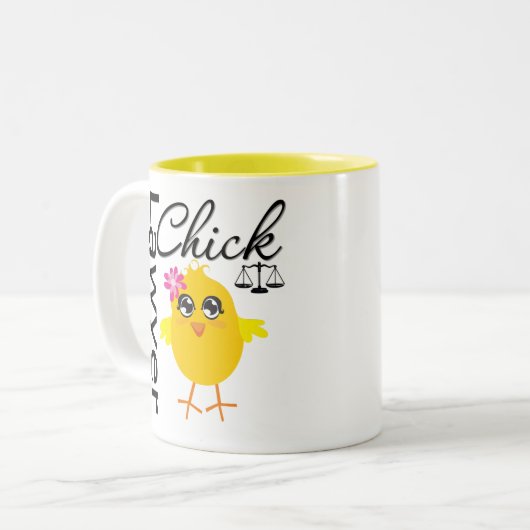 Lawyer Chick Tweekleurige Koffiemok (Voorkant links)