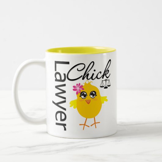 Lawyer Chick Tweekleurige Koffiemok (Links)