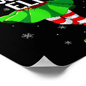 Lawyer Elf Christmas Girls Women Elf Squad Xmas Fa Poster (Hoek)