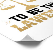 Lawyer Gift Idea | Advocate voor advocaten: procur Poster (Hoek)