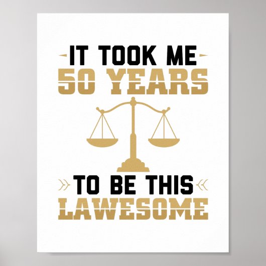 Lawyer Gift Idea | Advocate voor advocaten: procur Poster (Voorkant)