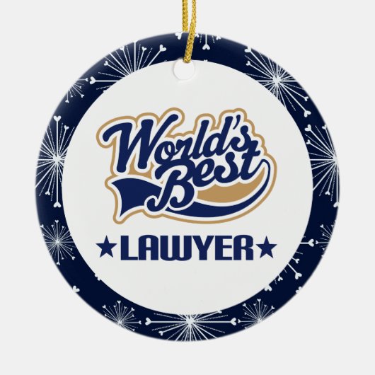 Lawyer Gift Ornament (Voorkant)