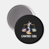 Lawyer Girl Magneet (Voorkant / Achterkant)