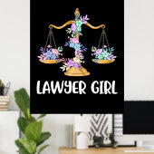 Lawyer Girl Poster (Thuiskantoor)