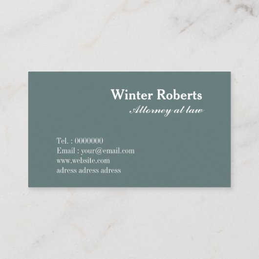 Lawyer goud glitter marmer modern visitekaartje (Achterkant)