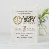 Lawyer Graduation with Photo Kaart (Staand voorkant)