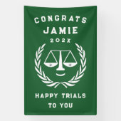 Lawyer Law School Afstuderen Banner (Verticaal)