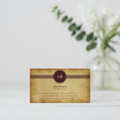 Lawyer Monogram | Openbaar aanklager Visitekaartje (Staand voorkant)