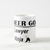 Lawyer Ninja Career Goals Koffiemok (Center)