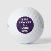 Lawyer Novelty Gift Golfballen (Voorkant)