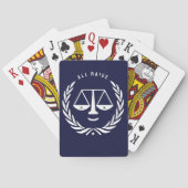Lawyer Novelty Gift-speelkaarten Pokerkaarten (Achterkant)
