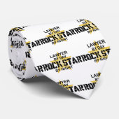 Lawyer Rock Star by Night Stropdas (Opgerold)