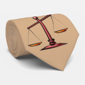 Lawyer Scale Stropdas (Opgerold)