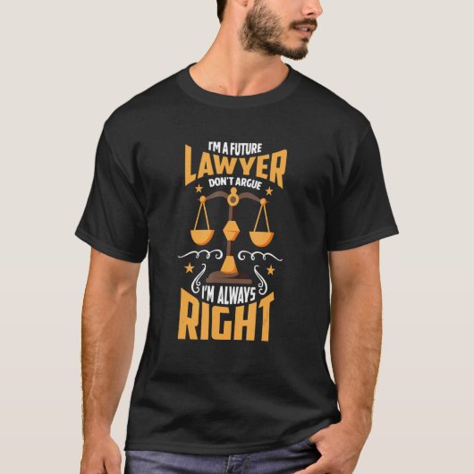 Lawyer Student Attorneys Law Firm Accessories T-shirt (Voorkant)