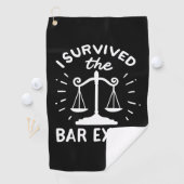 Lawyer Survived The Bar Exam Golfhanddoek (Insitu)