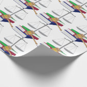 Lawyer Symbols Cadeaupapier (Hoek)