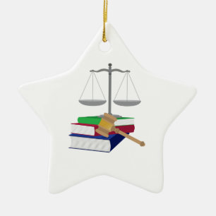 Lawyer Symbols Keramisch Ornament