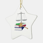 Lawyer Symbols Keramisch Ornament (Links)
