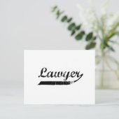 Lawyer-typografie Briefkaart (Staand voorkant)