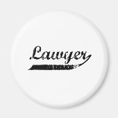 Lawyer-typografie Magneet (Voorkant)