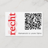 Lawyer With § Business Card Visitekaartje (Achterkant)