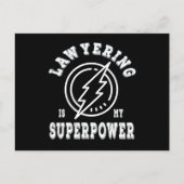 Lawyering is mijn supermacht briefkaart (Voorkant)