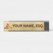 Lawyers Gift Desk Name Plate Bureau Naambordje (Voorkant)