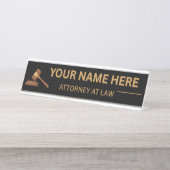 Lawyers Gift Desk Name Plate Bureau Naambordje (Voorkant)