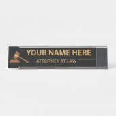 Lawyers Gift Desk Name Plate Bureau Naambordje (Voorkant)