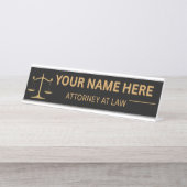 Lawyers Gift Desk Name Plate Bureau Naambordje (Voorkant)