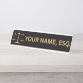 Lawyers Gift Desk Name Plate Bureau Naambordje (Voorkant)