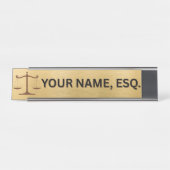 Lawyers Gift Desk Name Plate Bureau Naambordje (Voorkant)