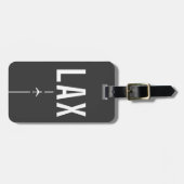 LAX Airport Code van Los Angeles - Luchtvaart Bagagelabel (Voorkant horizontaal)